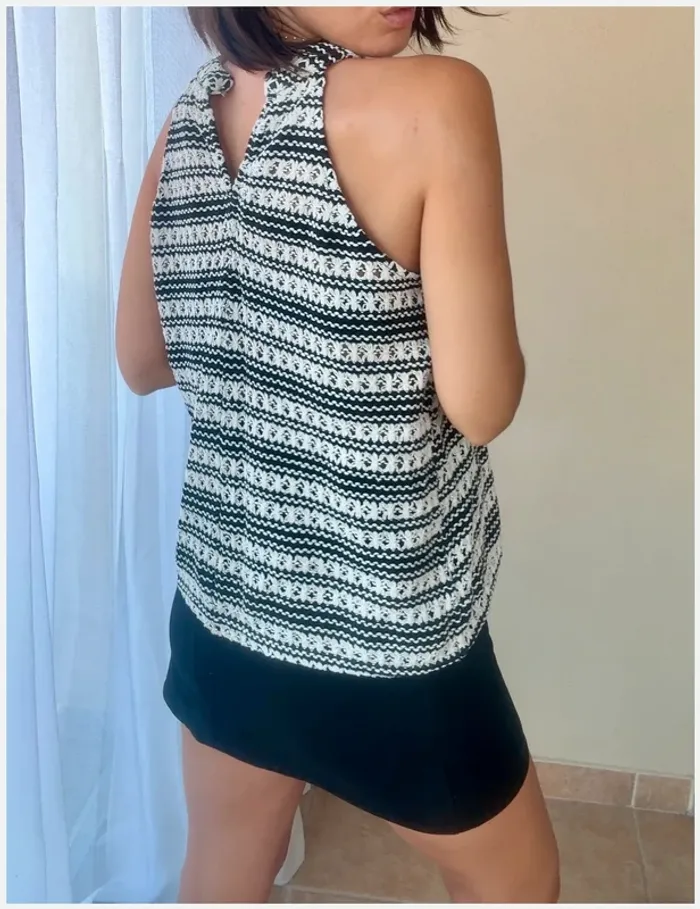 Haut en crochet pimkie M très bon état - photo numéro 4