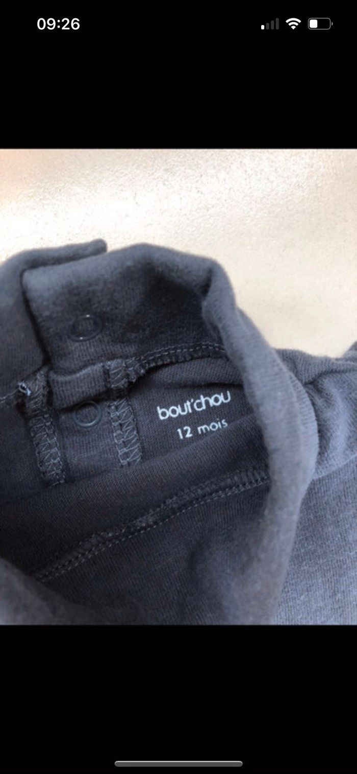 Col roule bout chou noir - photo numéro 2