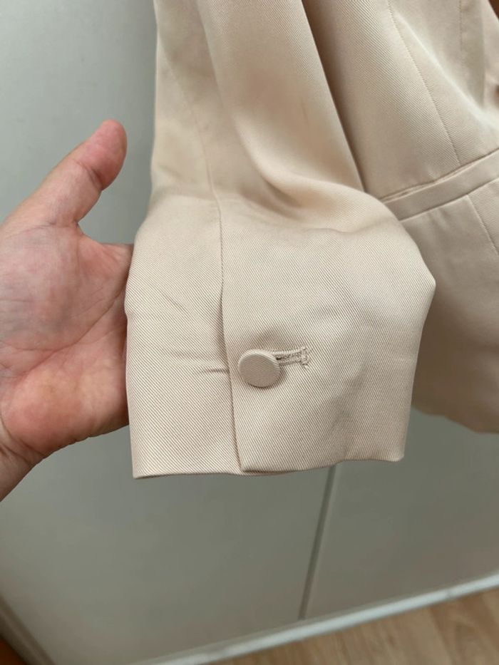 Veste blazer beige crème camaïeu taille 36 neuve - photo numéro 7