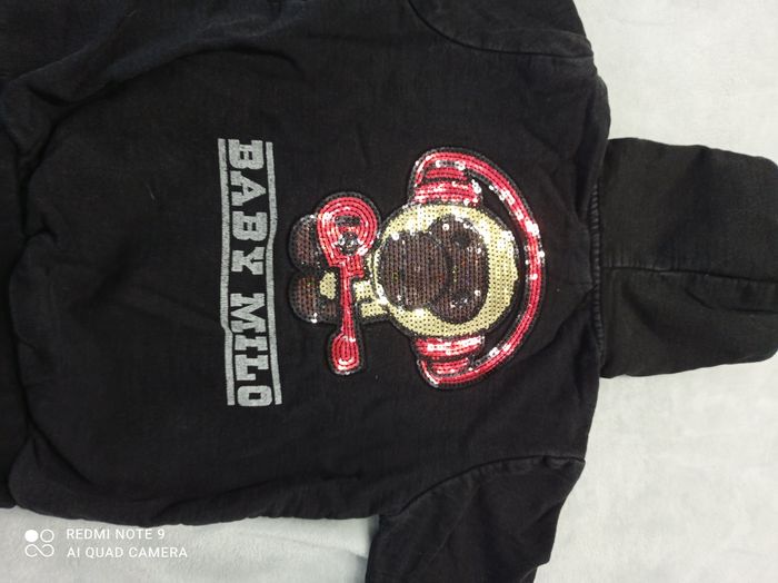 veste noire de  Milo taille 8 ans ref R471 C6 - photo numéro 2