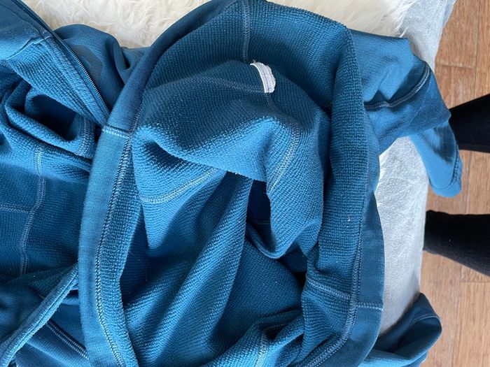 Sweat Scott polaire bleu/vert XS - photo numéro 6