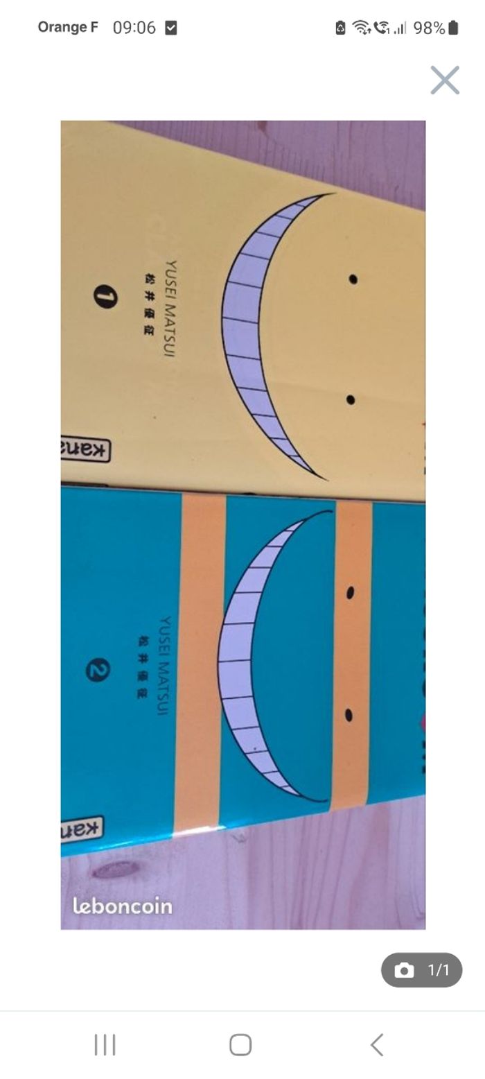 Assassination classroom tome 1 et 2