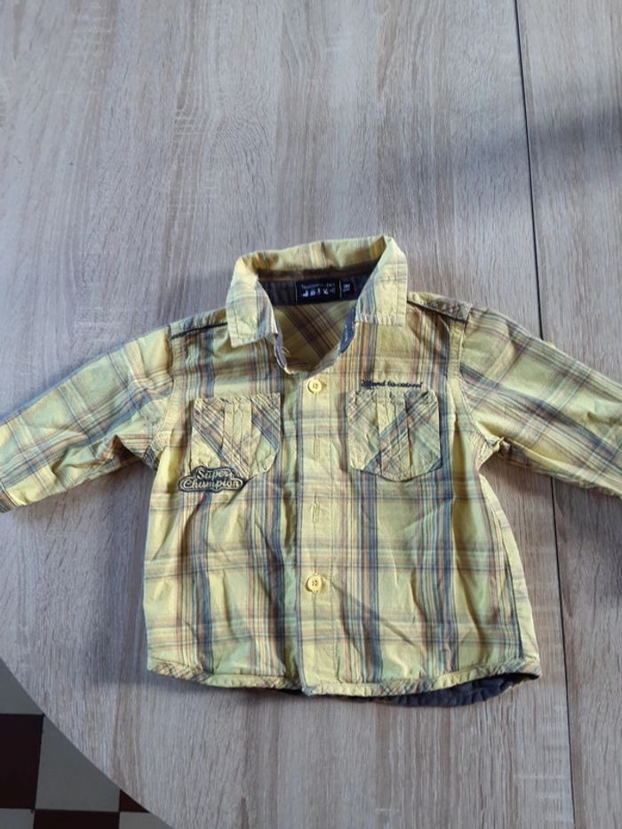 Chemise avec manches longues 6mois