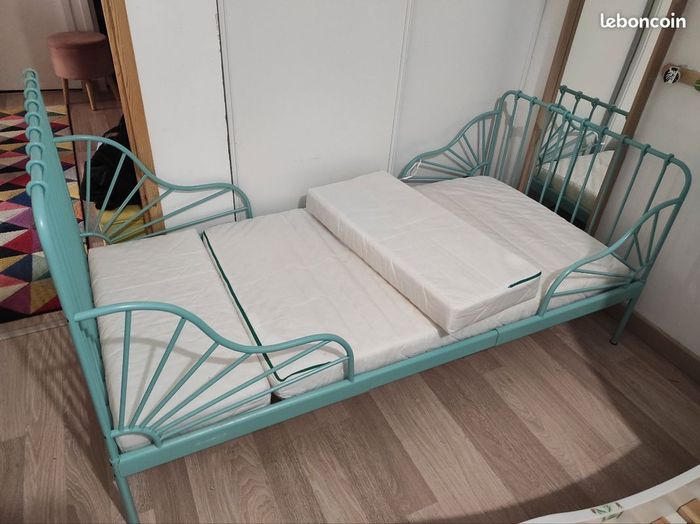 Lit enfant métal extensible 80x130/200