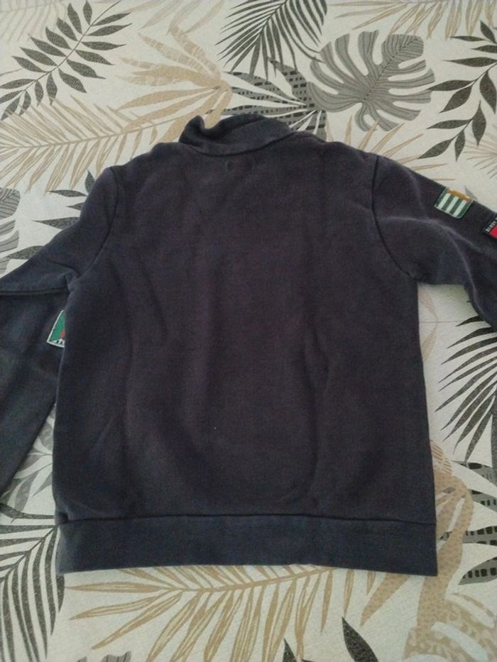 Pull IKKS bleu marine style marin 10 ans - photo numéro 2