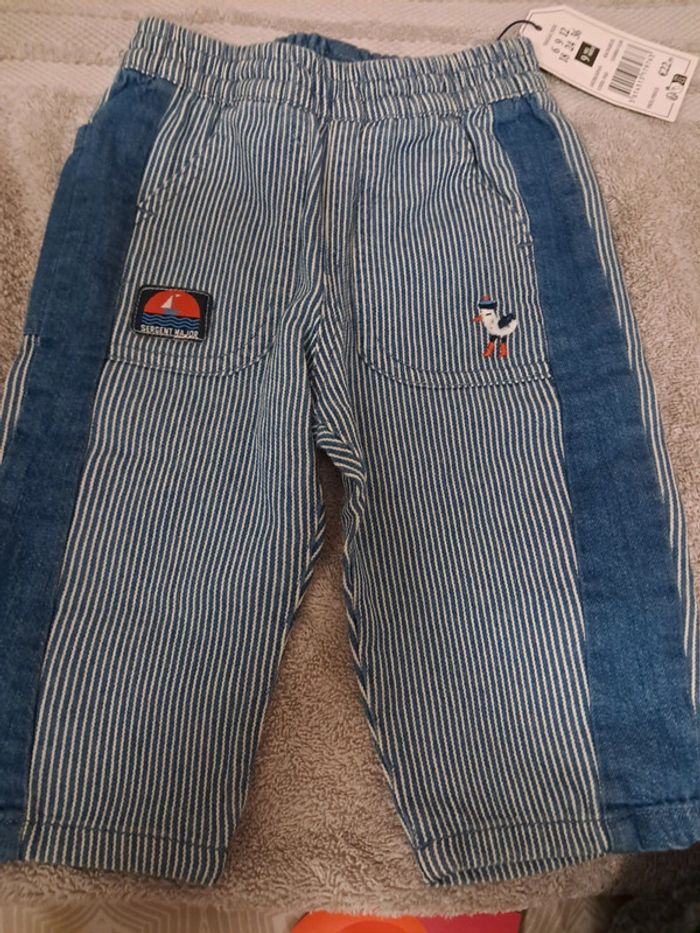 Pantalon sergent major 9 mois neuf avec étiquette