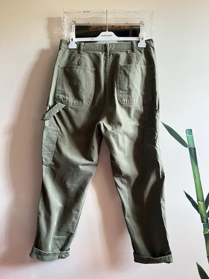 Pantalon kaki ZARA – Taille 42 – Baggy cargo tendance 🟢 - photo numéro 6