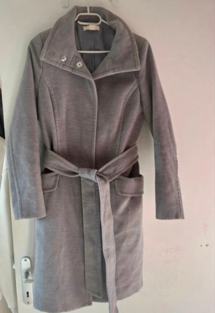 Manteau long gris - photo numéro 3