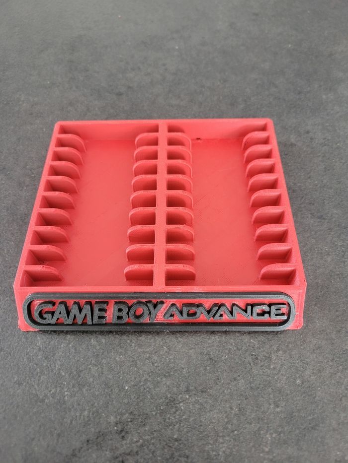 Rangement jeux gameboy advance
