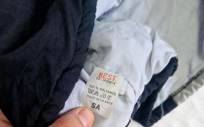 Veste NY New York Yankees Best California Noir et Argenté Vintage 90s M Oversize - photo numéro 8