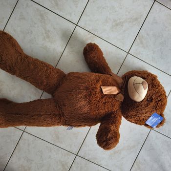 Ours peluche brun 100 cm