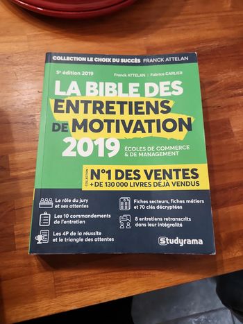 Livre : La bible des entreprises de motivation 2019