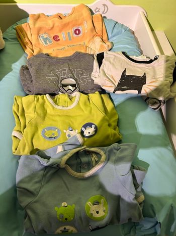 Lot de 10 pyjamas mi saison 18 mois 