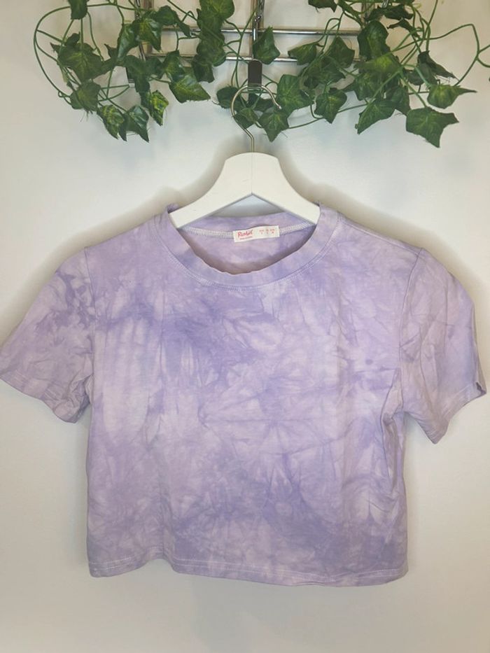 T shirt court tie and dye