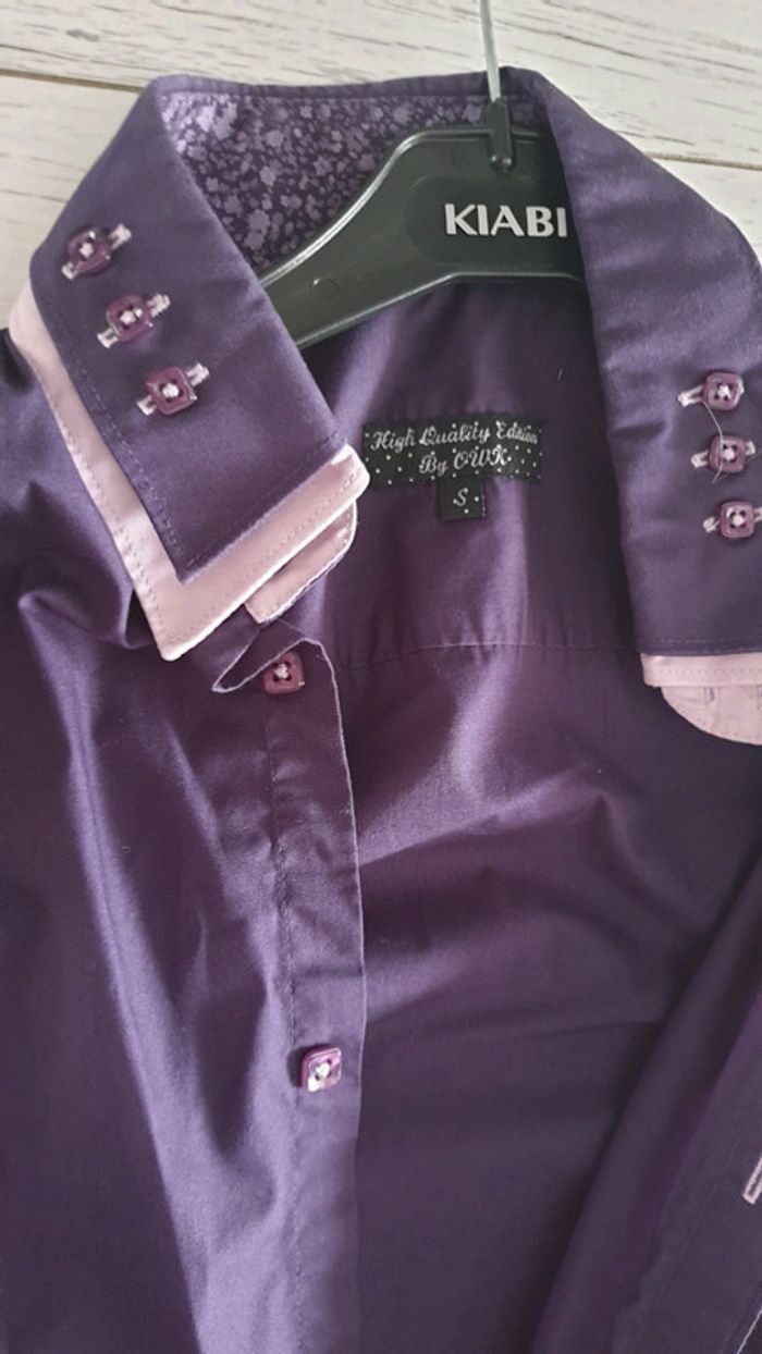 Chemise violette - photo numéro 2