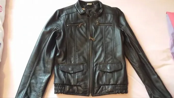 Veste en vrai cuir - photo numéro 3