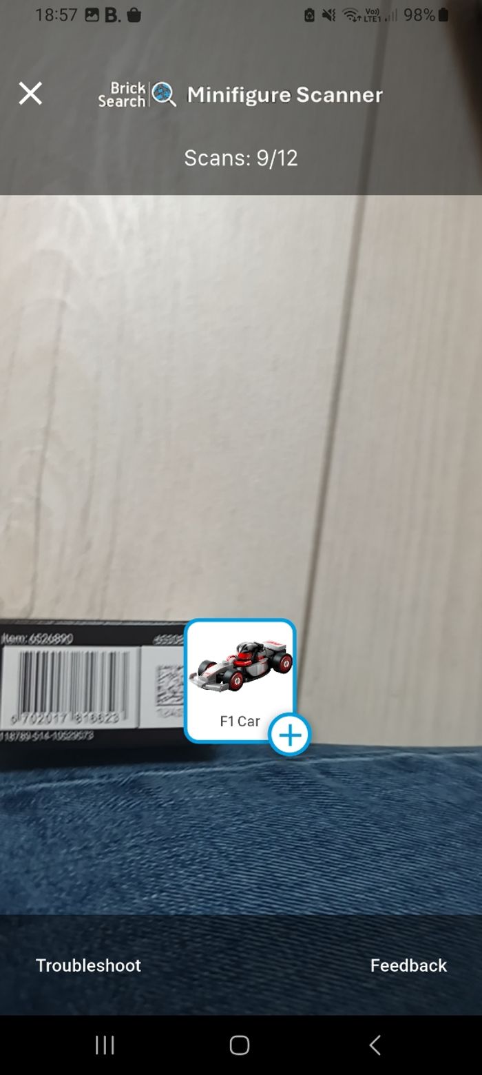 Lot de 6 voitures F1 lego - photo numéro 2