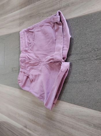 Short mauve fille 9 ans vert baudet