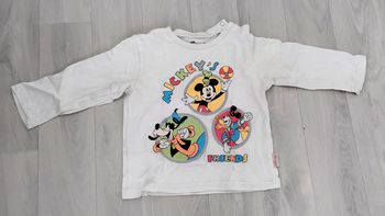 Tee shirt manches longues Mickey 2€