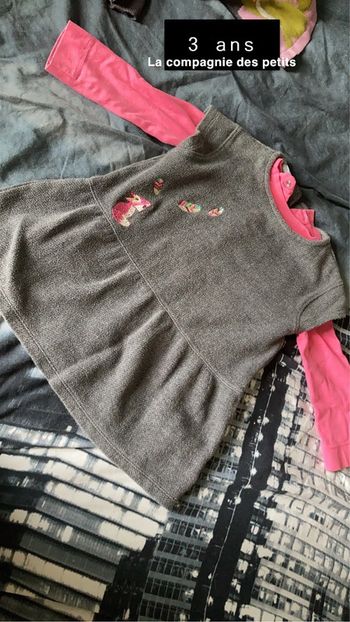 Ensemble tunique + pull 3 ans