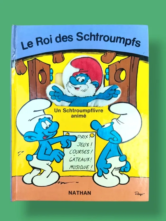 Livre Schtroumpflivre animé : Le roi des Schtroumpfs ! 📖