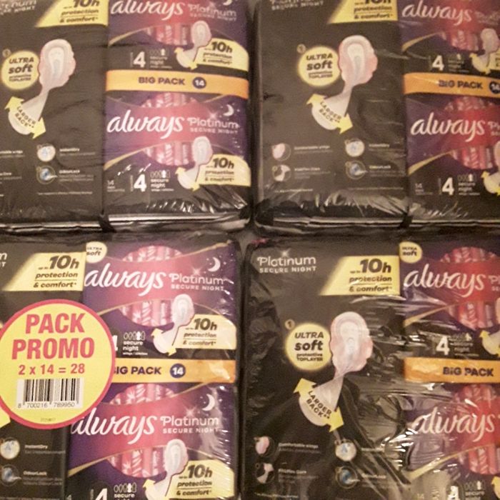 Serviettes always nuit