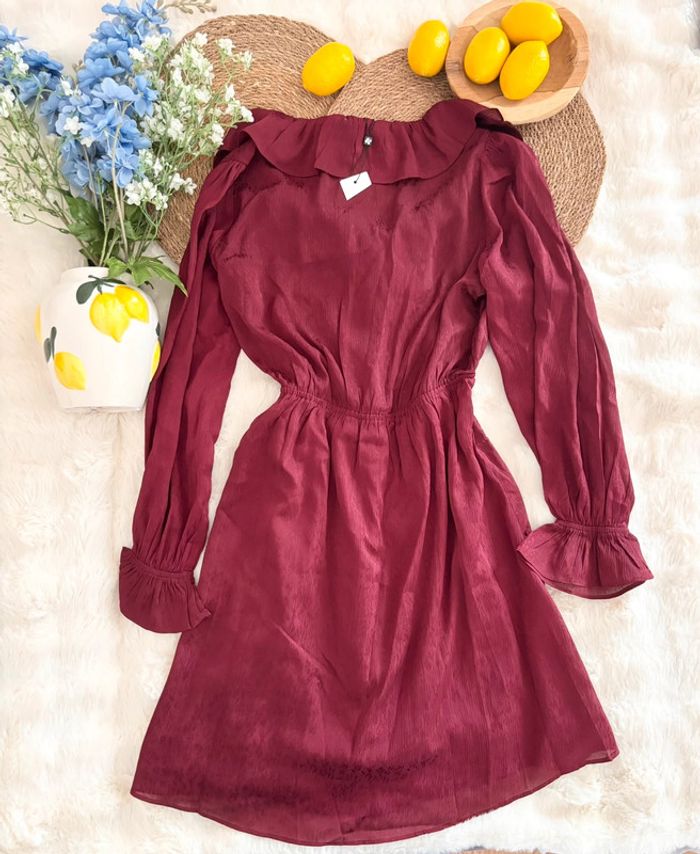 Robe bordeaux Molly Bracken taille M - photo numéro 5