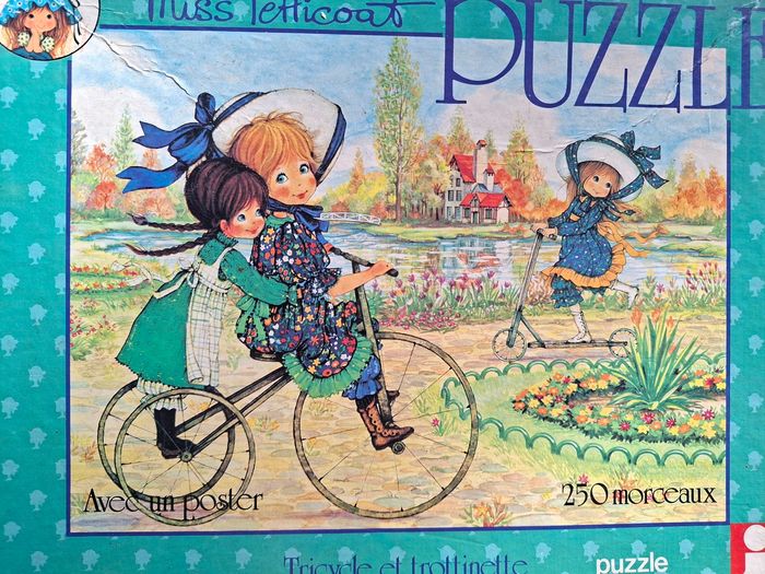 Puzzle Nathan Miss Petticoat vintage année 1979 made in France - photo numéro 2
