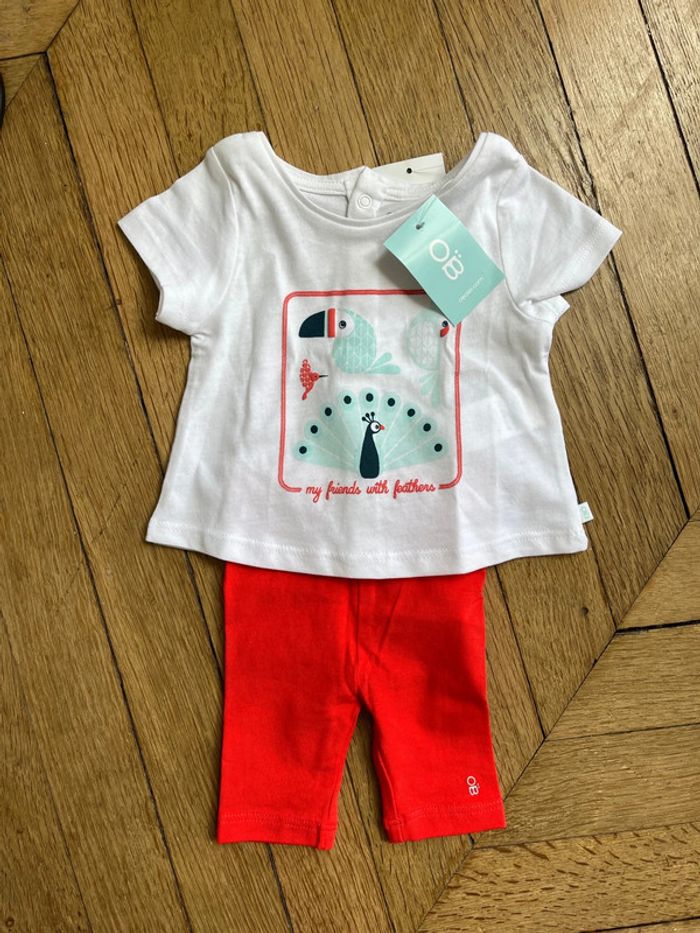 Ensemble Obaibi taille 1 mois