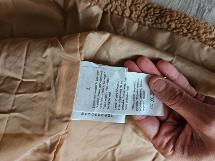 Manteau maille bouclette taille L neuf - photo numéro 6