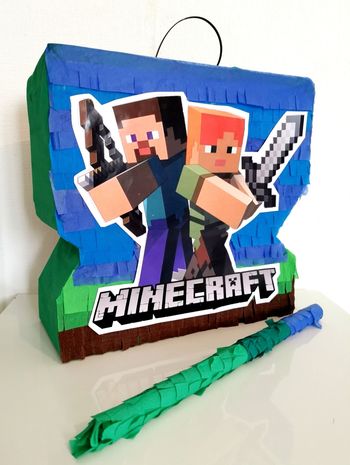 Pinata Minecraft Steve et Alex