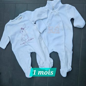Grenouillère 1 mois