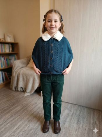 Poncho fille Sergent major 8/9