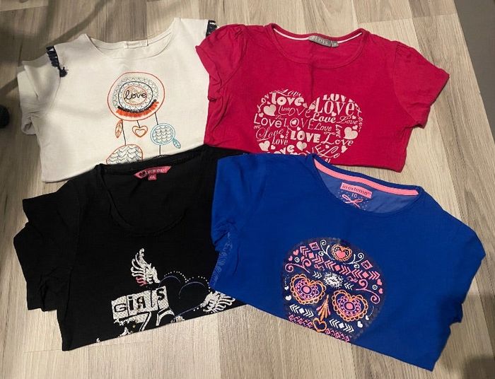 Lot de 4 T-shirt manches longues