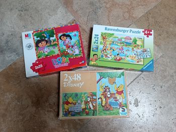 Lot de 6 puzzles 