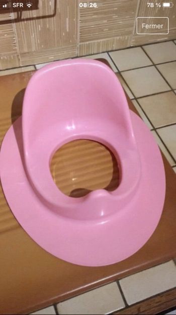 Siège de toilette mot d’enfant 👧