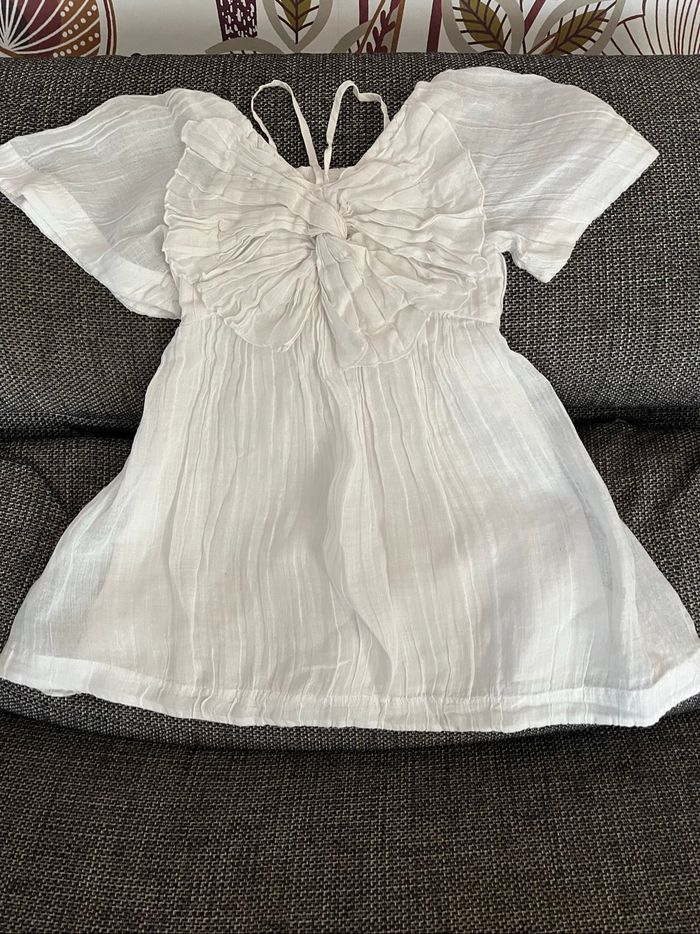 Robe blanche fille
