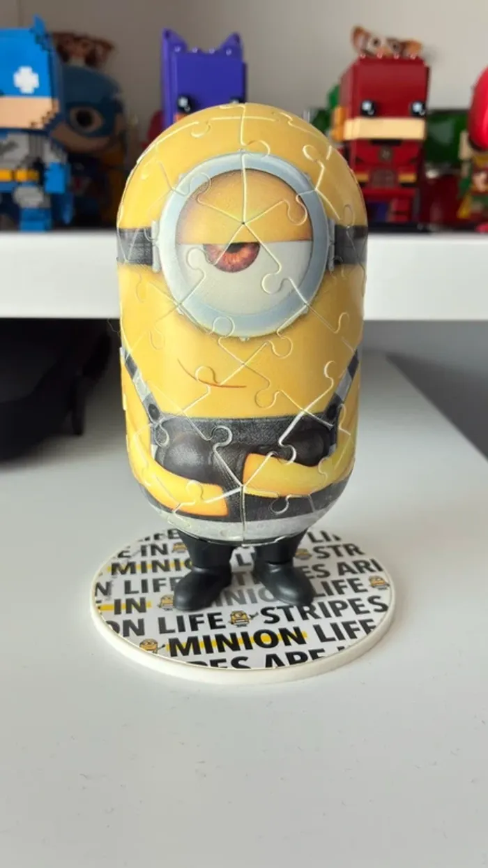 Puzzle 3D minions