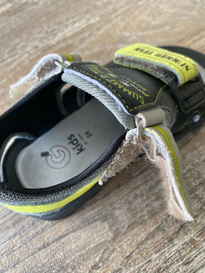 Sandales chaussures nu pieds bébé garçon taille 24 - photo numéro 6