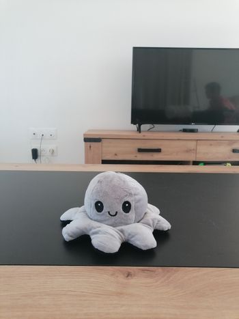 peluche pieuvre réversible