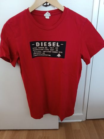 Tee-shirt diesel rouge