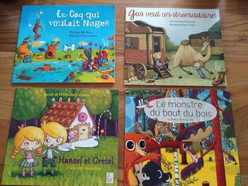 Lot de 4 albums illustrés