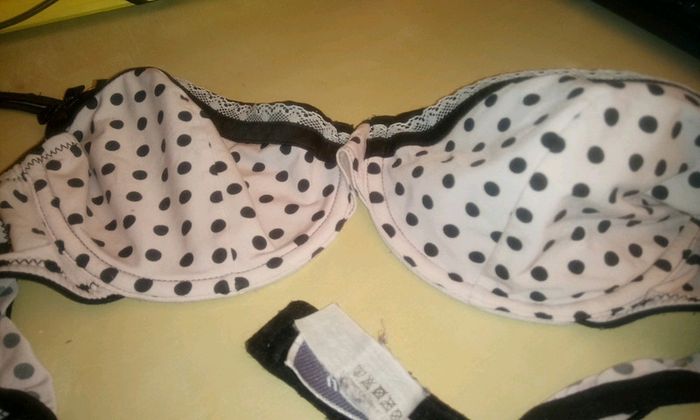 Soutien gorge à pois