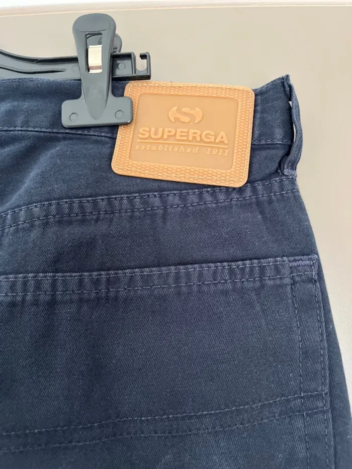 Pantalon homme Superga sportwear bleu marine taille 42 - photo numéro 8
