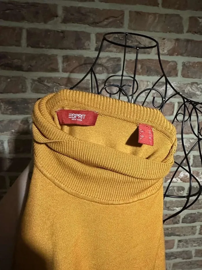 Pull col roulé orange Esprit Taille M / L - photo numéro 17