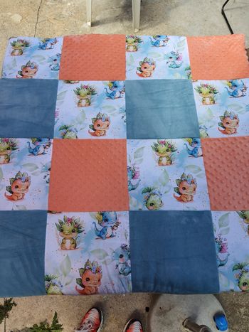 Tapis d'éveil fait main