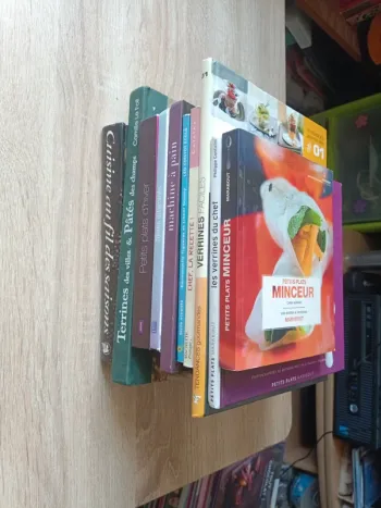 Lot de livres de cuisines