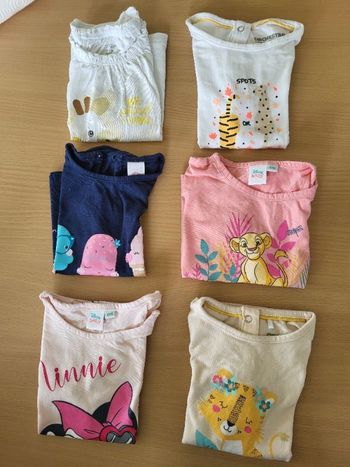 Lot de 6 T-shirts manches courtes