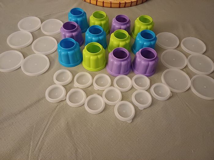 Lot de 12 moules à flan