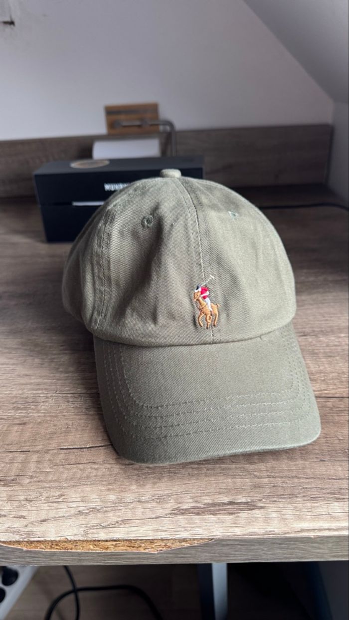 Casquette Ralph Lauren vert kaki - photo numéro 4